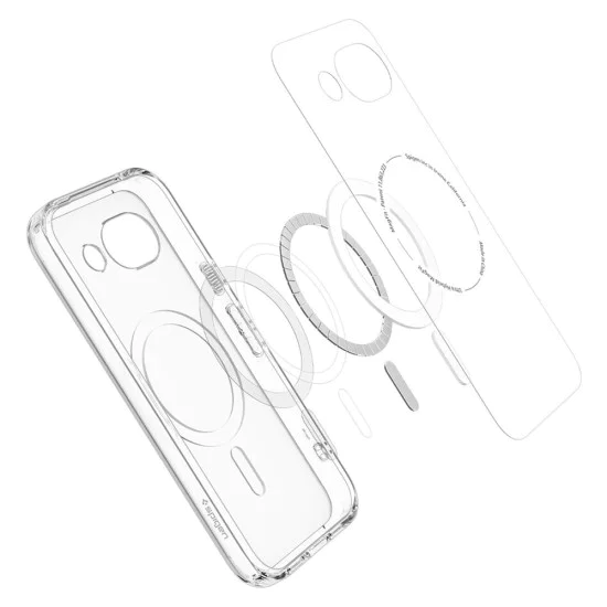 Калъф за Google Pixel 10a - Ultra Hybrid MagSafe - Spigen - Clear Graphite