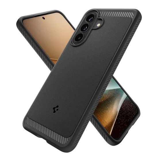Калъф за Samsung Galaxy A57 5G - Rugged Armor - Spigen - Черен