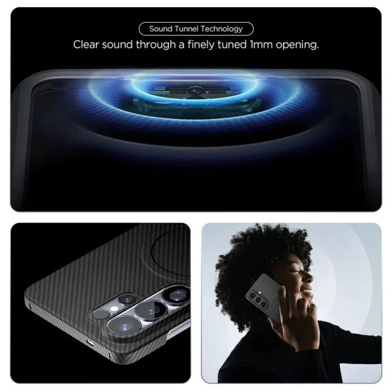 Калъф за Samsung Galaxy S26 Ultra - Air Skin Aramid MagFit - Spigen - Черен