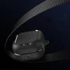 Калъф за Samsung Galaxy Buds 4 / Buds 4 Pro - CarbonFiber - Techsuit - Черен