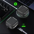 Калъф за Samsung Galaxy Buds 4 / Buds 4 Pro - CarbonFiber - Techsuit - Черен