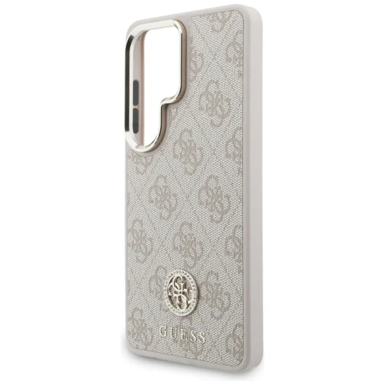 Калъф за Samsung Galaxy S26 Ultra - 4G Big Rhinestone Triangle Strap MagSafe - Guess - Розов
