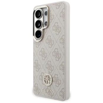 Калъф за Samsung Galaxy S26 Ultra - 4G Big Rhinestone Triangle Strap MagSafe - Guess - Розов