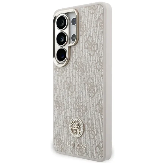 Калъф за Samsung Galaxy S26 Ultra - 4G Big Rhinestone Triangle Strap MagSafe - Guess - Розов
