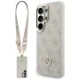 Калъф за Samsung Galaxy S26 Ultra - 4G Big Rhinestone Triangle Strap MagSafe - Guess - Розов