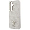 Калъф за Samsung Galaxy S26 - 4G Big Rhinestone Triangle Strap - Guess - Розов