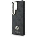 Калъф за Samsung Galaxy S26 Ultra - 4G Big Rhinestone Triangle Strap MagSafe - Guess - Черен