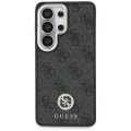 Калъф за Samsung Galaxy S26 Ultra - 4G Big Rhinestone Triangle Strap MagSafe - Guess - Черен