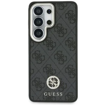 Калъф за Samsung Galaxy S26 Ultra - 4G Big Rhinestone Triangle Strap MagSafe - Guess - Черен