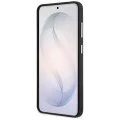 Калъф за Samsung Galaxy S26 - Full Wrapped Grained Leather със Signature Resin Logo - Karl Lagerfeld - Черен