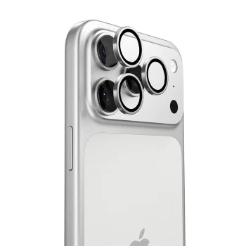 Протектор за камера за iPhone 17 Pro / 17 Pro Max - Lensguard - Torras - Сребрист