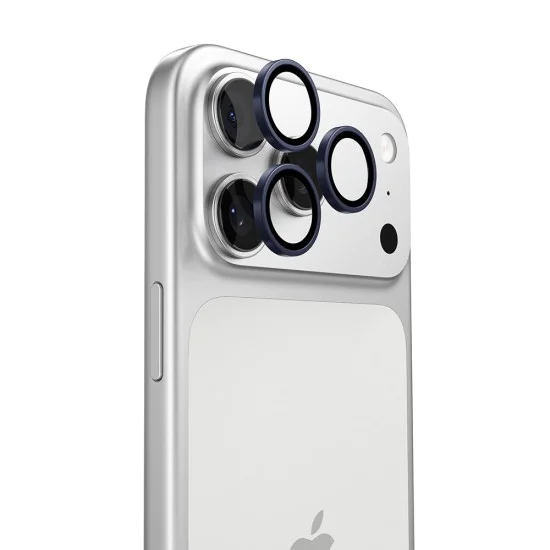 Протектор за камера за iPhone 17 Pro / 17 Pro Max - Lensguard - Torras - Син