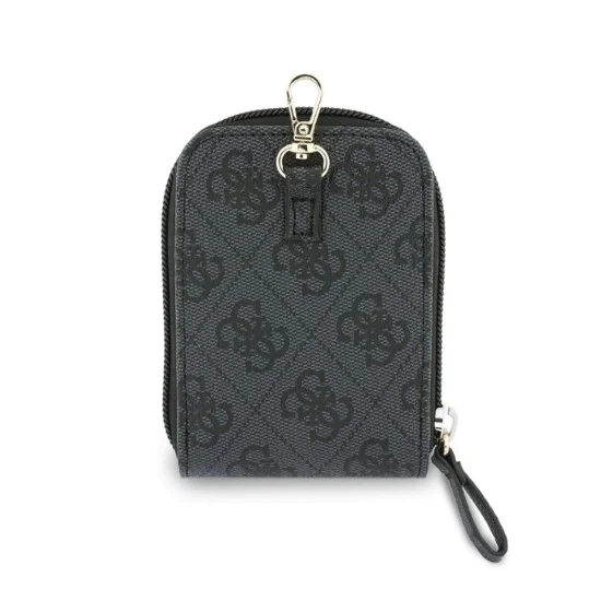 Универсална каишка за телефон с малка чантичка Guess 4G Metal Logo - Черна