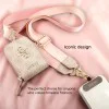 Универсална каишка за телефон с малка чантичка Guess 4G Metal Logo - Розова