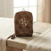 Универсална каишка за телефон с малка чантичка Guess 4G Metal Logo - Кафява