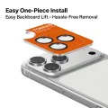 Протектор за камера за iPhone 17 Pro / 17 Pro Max - Lensguard - Torras - Сребрист