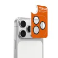Протектор за камера за iPhone 17 Pro / 17 Pro Max - Lensguard - Torras - Оранжев