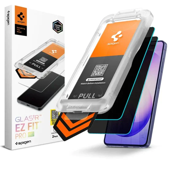 Протектор за Samsung Galaxy S26 Plus - Glas.tR EZ-FIT Pro HD (2 pack) - Spigen - Privacy