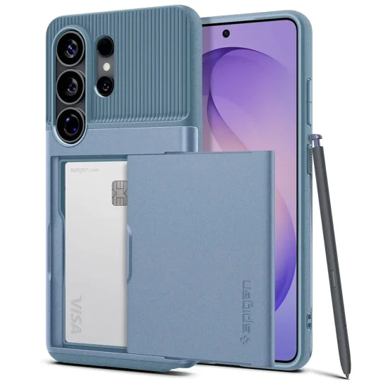 Калъф за Samsung Galaxy S26 Ultra - Slim Armor CS - Spigen - Син