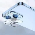 Протектор за камера за iPhone 14 / iPhone 14 Plus - S+ Camera Glass Protector - Lito - Черен/Прозрачен