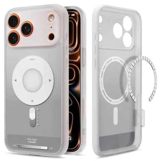 Калъф за iPhone 17 Pro - Ultra Hybrid Classic MagSafe - Spigen - Сребрист
