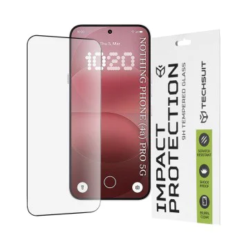 Стъклен протектор за Nothing Phone (4a) Pro - 111D Full Cover - Techsuit - Черен