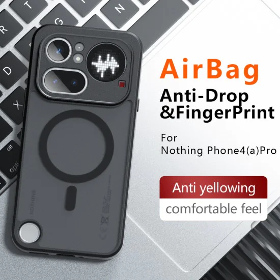 Калъф за Nothing Phone (4a) - PureFrost MagSafe - Techsuit - Матово черен