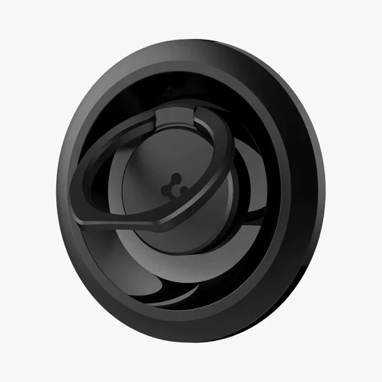 Магнитна стойка за телефон Spigen Phone Holder O-Mag OM100 - 360-градусова ротация - Черна