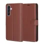 Калъф за Samsung Galaxy A57 5G - Leather Folio - Techsuit - Кафяв