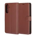 Калъф за Samsung Galaxy A57 5G - Leather Folio - Techsuit - Кафяв