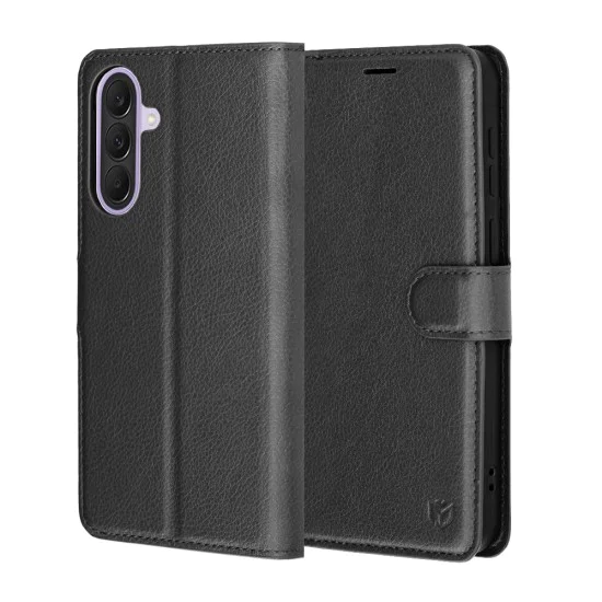 Калъф за Samsung Galaxy A57 5G - Leather Folio - Techsuit - Черен