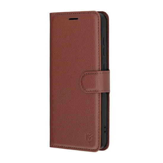Калъф за Samsung Galaxy S26 Plus - Leather Folio - Techsuit - Кафяв