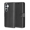 Калъф за Samsung Galaxy S26 Plus - Leather Folio - Techsuit - Черен