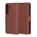 Калъф за Samsung Galaxy S26 - Leather Folio - Techsuit - Кафяв