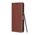 Калъф за Samsung Galaxy S26 Ultra - Leather Folio - Techsuit - Кафяв