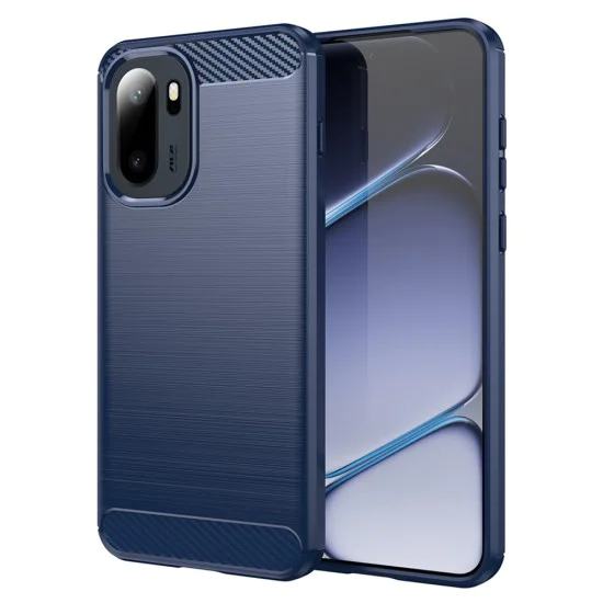Калъф за OnePlus 15R - Carbon Silicone - Techsuit - Син