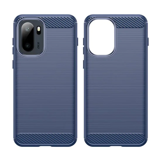 Калъф за OnePlus 15R - Carbon Silicone - Techsuit - Син