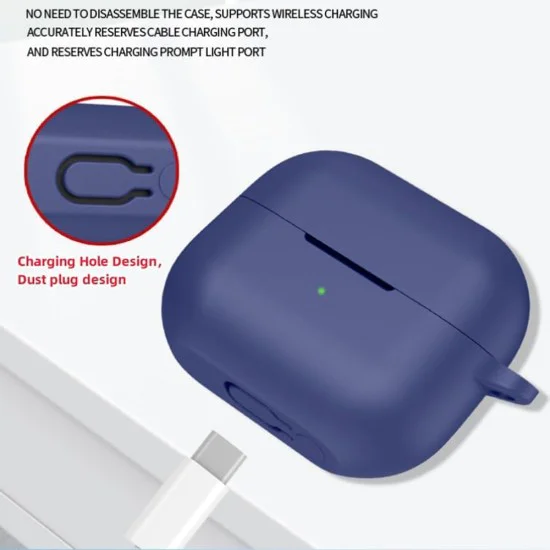 Калъф за AirPods Pro 3 - Silicone Case - Techsuit - Зелен