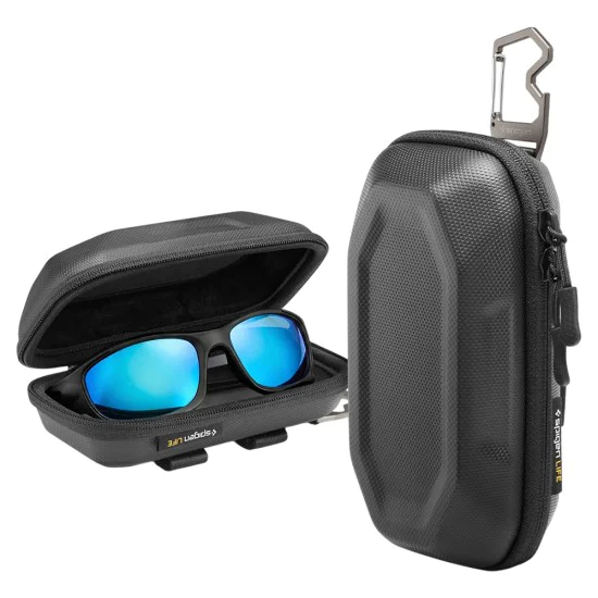 Калъф за очила Spigen Lock Fit LF520 - универсален, с цип - Черен