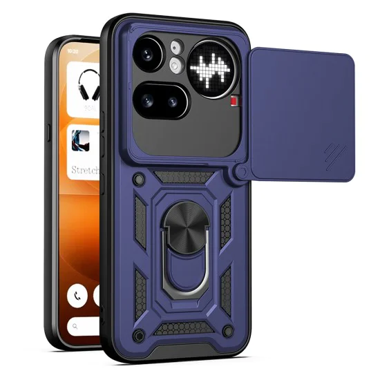 Калъф за Nothing Phone (4a) Pro - CamShield Series - Techsuit - Син