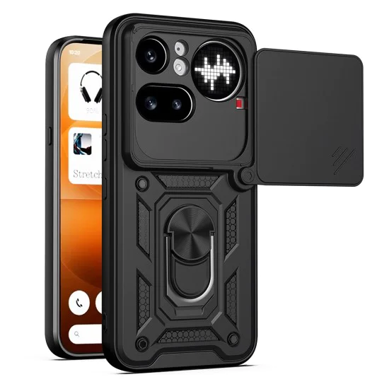 Калъф за Nothing Phone (4a) Pro - CamShield Series - Techsuit - Черен
