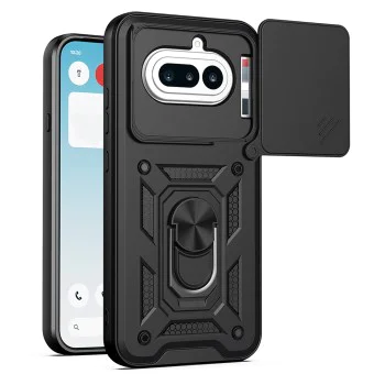 Калъф за Nothing Phone (4a) - CamShield Series - Techsuit - Черен
