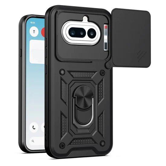 Калъф за Nothing Phone (4a) - CamShield Series - Techsuit - Черен