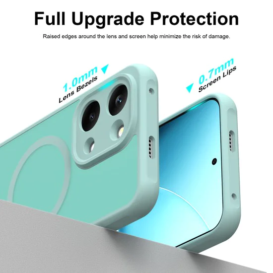 Калъф за Xiaomi Poco X8 Pro Max - HaloFrost II MagSafe - Techsuit - Зелен