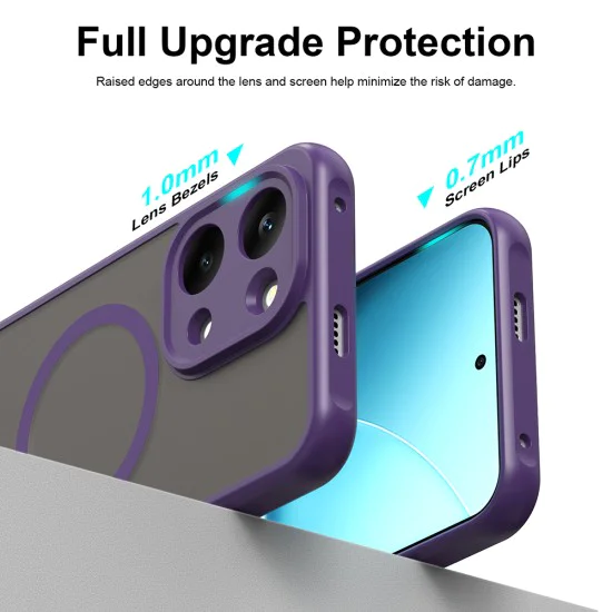 Калъф за Xiaomi Poco X8 Pro Max - HaloFrost II MagSafe - Techsuit - Лилав