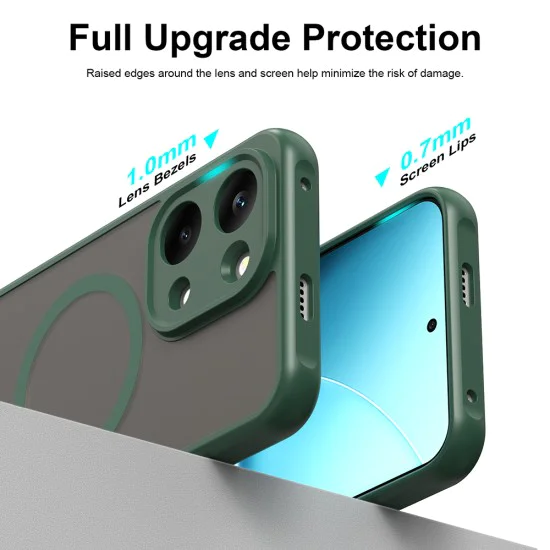 Калъф за Xiaomi Poco X8 Pro Max - HaloFrost II MagSafe - Techsuit - Зелен
