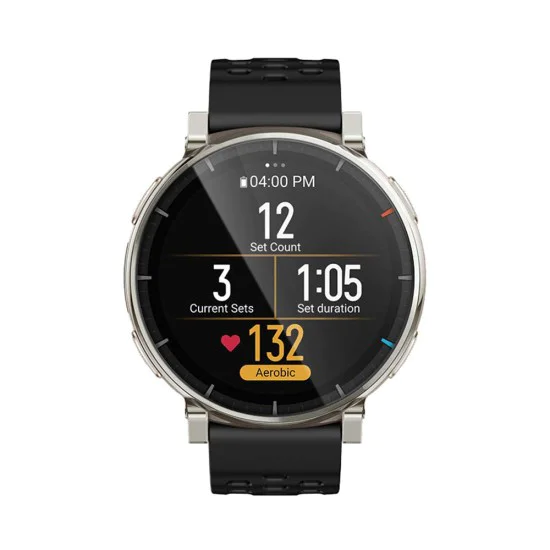 Протектор за Amazfit Active 3 Premium - Nano Flex (2 pack) - Techsuit - Черен