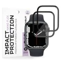 Протектор за Apple Watch 7 / 8 / 9 (45mm) - Nano Flex (2 pack) - Techsuit - Черен