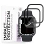Протектор за Apple Watch 7 / 8 / 9 (45mm) - Nano Flex (2 pack) - Techsuit - Черен