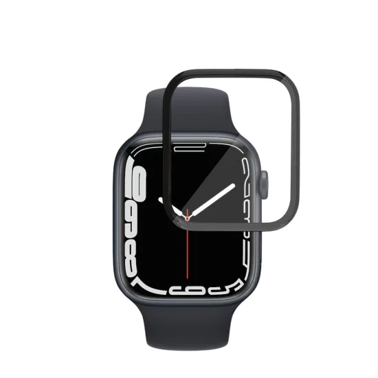 Протектор за Apple Watch 7 / 8 / 9 (45mm) - Nano Flex (2 pack) - Techsuit - Черен